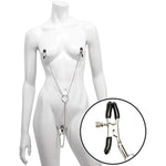Adjustable Nipple Clamps, Entertainment Clip For Women Non-Piercing Nipplerings Clip, Nipple Clips & Clitoris Clamp Bdsm Adult Sex Toys & Games For Couples Gifts (A)