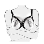 Nipple Clamp Toy Nipple Stimulator, Bdsm Bondage Breast Restraint Set, Adjustable Leather Breast Restraint Set,Sm Games Sex Toys For Women & Couples