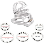 Stainless Steel Male Chastity Device Ergonomic Design Male Adult Game Sex Toy K140 (40Mm/ S Size)