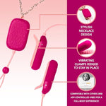 Sphinx Vibrating Nipple Clamp Set - Smartphone-Controlled Nipple Stimulator With App Sharing - Usb Rechargeable - Cute Gifts For Her - Small Gifts For Adults - Pink