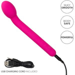 Bliss Liquid Silicone Tulip – Rechargeable G Wand Massager Sex Toy For Women - Pink