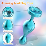 Anal Sex Toys Butt Plug, 3 Pcs Metal Anal Beads Anal Training Kit With Jewelry Base, Stainless Steel Anal Plug For Men Women And Couples Vaginal Anal Stimulation, Adult Sex Toys & Games Fetish Sm Kit