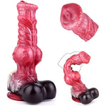 8 Inch Silicone Wolf Dog Dildo Sex Toys With Thick Knot Soft Realistic Animal Dildos Anal Plug With Multiple G Spot Adult Dildo With Suction Cup Suitable For Women Personal Hands Free