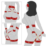 Sex Bondage Bdsm Kit Restraints 6Pcs Sets With Bed Sex Bondage Kit Restraints