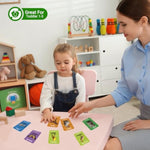 Thick Animal Cards For Toddlers 1–3 – First 100 Animals, Montessori Educational Learning Toys, Speech Therapy & Homeschool Use