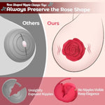 Rose Vibrating Nipple Clamps Sex Toys Pleasure Women, Mini Invisible Adjustable Bdsm Rose Nipple Sex Toy, Female Couples Adult Sex Toys Games, Remote Control Vibrator, Clitoral Stimulator