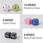 6Pcs Sex Position Dice, Glow In The Dark Sex Dice For Romantic Anniversary & Valentines,Foreplaying Tools For Couples, Adults Sex Games For Couples