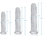 Anal Butt Plug Training Sets, 3 Piece Lifelike Anus Dildo Kit Prostate Stimulate G-Spot Stimulation Adult Sex Toy For Beginners Men Women Couples