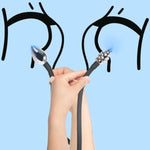 Stainless Steel Analplug Double-Ended Butt Plug Connection Hose With Four Replacement Anal Beads Adult Sm Sex Toys For Couples