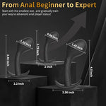 Anal Plug Training Sets?3 Sizes Of Silicone Anal Butt Plug Trainer Kit For Comfortable Long-Term Wear, With Flared Base Prostate Sex Toys For Beginners Advanced Users