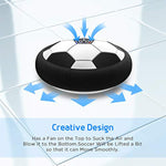 Boy Toys - Led Hover Soccer Ball - Air Power Training Ball Playing Football Indoor Outdoor Game - Birthday Gifts For Kids, Age 3 4 5 6 7 8-12 Year Old Boys - Soccer