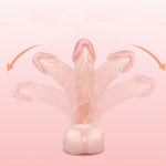 4.3 Inches Realistic Dildo For Beginners, Anal Dildos Lifelike Fake Penis For Women/Men/Gay, Adult Sex Toys For G Spot Stimulator Anal Plug Training Sets (4.3" Flesh-No2)