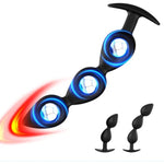 2 Pcs Anal Plug Set Anal Trainer Eingebaute Stahlkugel,Silicone Butt Plug Set For Beginners Anal Dildo Training Kit Sex Toys For Man, Women And Couple With Flared Base Prostate Toys