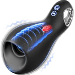 Male Sex Toys For Men Penis Vibrator - Large Male Masturbator Stroker For Penis Training & Prolong Endurance, 10 Vibration & Tongue Licking Adult Toy With Loop-Handle Vibrators Sex Machine
