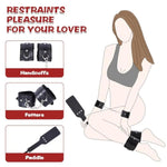Bdsm Kit Bondage Restraints Set For Adult, 25 Pcs Bondage Gear & Accessories With Adjustable Handcuffs Ankle Thigh Cuffs Sm Sex Toy For Women Couples