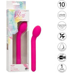Bliss Liquid Silicone Tulip – Rechargeable G Wand Massager Sex Toy For Women - Pink
