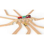 Solid Wood 6 Arches Viaduct Bridge For Wooden Railway Track Compatible With Thomas Trains Brio Ikea Mellisa And Doug Wooden Train Accessories Toddler Kids Age 3-8