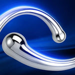 7.8 Inch G-Spot Massage Metal Wand - 1.52 Pounds Double Ended Stainless Metal Massager Prostate Anal Vaginal Masturbation Stick Sex Toy For Women Men Couple