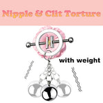 Metal Clitoris Clamp Stainless Steel Pussy Clamps 2 PCS