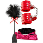 Spanking Feather Tickler Sex Whip Bdsm Fluffy Handcuffs Role Play Bondage Blindfold Mask Restraint Sex Kit