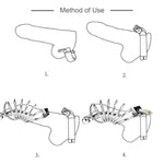 Metal Chastity Cock Cage Male Urethral Plug Chastity Lock With Key Chastity Belt Penis Cage Sex Toy For Men M