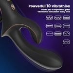Vibrator Dildo Rabbit Sex Toys For Women - 10 Modes, Waterproof Design, Ergonomic Handle,G Spot Vibrator Female Sex Toys Adult Toy For Womens Or Couples Sex Toy Games