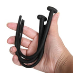 3Pcs Set-Silicone Soft Urethra Extra Long Hollow Catheter Urethra Plug Manual Masturbation Orgasm Device For Men 3Mm/4Mm/5Mm