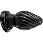 Silicone Anal Plug, Liquid Silicone Butt Plug, Prostate Massage G-Spot Stimulator Anal Trainer Kit For Beginner Advanced Players (Spiral L)