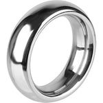 Heavy Duty Stainless Steel Penis Cock Ring Scrotum C-Ring Harder Stronger Erection Penis Enhancer Delay Ejaculation (L)