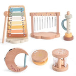 Baby Montessori Musical Instruments,Wooden Percussion Xylophone Musical Toys For Toddlers,Sensory Toys For 18+ Month Old,Kids Preschool Educational,Birthday Gift For Ages 2 3