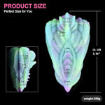 Vibrate Panties Toy Clitoris Stimulator, Waterproof Sex Grinder Masturbation Massage Vibrator, Glow Grinder Beast Shape Vibrating Pad Sex Grinding Toys For Women Female Lesbians (Yc-2410Td)