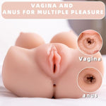 Vibrating Female Sex Doll Torso Automatic Male Masturbators With Sucking Motor, 3D Pocket Pussy Vibrator Adult Sex Toys For Men Masturbation, Realistic Pussy Strocker For Hands Free With Vagina & Anal