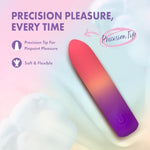 Blush Play With Me–Cotton Candy 4 Inch Bullet Pocket Vibrator–10 Vibration Modes For Nipple Clitoral & G-Spot Pleasure–Body-Safe Liquid Silicone–Usb Rechargeable & Waterproof–Sex Toy For Women