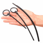 Silicone Urethral Sounds Large O-Ring Urethral Plug With Beads 3 Pcs Urethral Dilators In Different Lengths For Male Masturbation Play