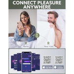 Vibrating Cock Ring With App Remote Control, Silicone Penis Ring Vibrator With 9 Vibration Modes, Men Cock Ring Vibrator For Stronger Erection Stimulation, Adult Couple Sex Toys & Games (Green)