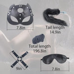 Bdsm Set Sex Bondage Restraint - With Adjustable Handcuffs And Anal Plug Toys Bondage Set Adult Game Sex Toys For Men And Women Couples. (12)