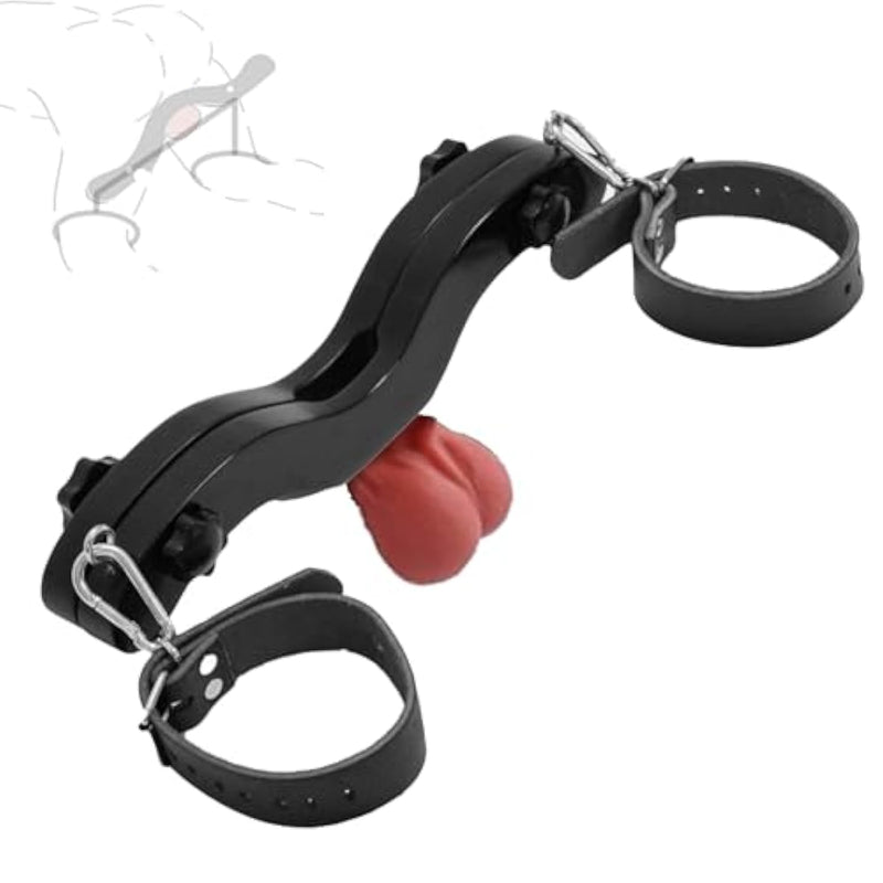 Cbt Testicle Clamp Bondage Gear & Accessories Ankle Cuffs Chastity Belt For Men Punish Toys Cock Flail Wooden Clip Extreme Bdsm Heavy Scrotum Clamps