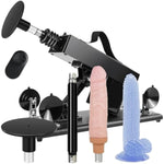 Sex Machine Thrusting Automatic Dildo Machines With Remote Control, Remote Control Thrusting Sex Machine With Attachments, Automatic Dildo Machine Adult Machine With 3 Xlr Connector (4 Set)