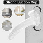 11.3 Inch Huge Realistic Clear Dildo, Sex Toy With Suction Cup For Male& Female’S G Spot, Anal Play Anus Butt Plug Large Big Thick Dildo Adult Toys