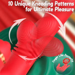 Sex Toys Vibrator Dildo, Adult Toys For Women G Spot Vibrator Clitoral Stimulation With 10 Unique Kneading & Vibrating Modes, 10 Tapping Patterns Rabbit Vibrator Adult Sex Toys & Games