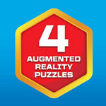Holotoyz Paw Patrol Ar Jigsaw Puzzles - Magic Augmented Reality Hologram Puzzles Come To Life With Smart Phone - 4D Learning Play For Kids