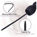 Silicone Urethral Sound Vibrating 10 Speed Urethral Dilator Extra Quiet 360° Stimulation Wrap Around Vibration