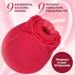 Rose Toy Sucking Vibrator For Women – Premium Rose Sex Toy With Multiple Sucking & Vibrating Modes For Pleasure – Sucking Sex Toy Clitoral Stimulator, G-Spot,Nipple Vibrator For Intense Fun And Much..