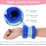 4Pcs Hospital Patient Medical Restraints Bed Limb Holders Universal Constraints Control Quick Release For Hand,Feet,Ankle Or Arm