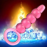 Anal Butt Plug Glass Anal Trainer With Big O Ring Crystal Pleasure Wand Sex Toy,G-Spot Pleasure Wand Glass Dildo Expander Crystal Anal Plug Anal Masturbator Sex Toy For Men Women(Style 4)