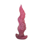 Octopus Tentacle Silicone Butt Plug, Ergonomic Design, Body-Safe Material, Tapered Tip, Anchor-Shaped Base, Comfortable For Beginners & Advanced Users, 3 Sizes, Red (M)