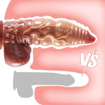 10.6 Inch Giant Dildo, Dual Density Silicone Fantasy Dildo, 2.75'' Diameter Thick Dildos With Powerful Suction Cup, Hands-Free G-Spot Anal Monster Dildos, Adult Sex Toy For Women And Men