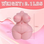 2.1 Lbs Small Sex Doll Male Masturbators, Silicone Mini Love Doll Lifelike Pocket Pussy, Adult Sex Toys For Men With Realistic Boobs Ass Stroker, Portable Adult Sex Dolls With 3D Textured