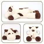 Weighted Cow Stuffed Animal Soft Weighted Plushes Cute Cow Plush Toy Birthday For Boys Girls Kids Adults (20" 3.3 Lbs)