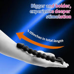 Anal Beads Butt Plug,With T-Shaped Base Anal Balls Silicone Anal Chain Sex Toys Super Long Flexible Anal Plug For Men Women Couples Vaginal Anus Dilator Prostate Massage Adult Erotic Dildo.15.75